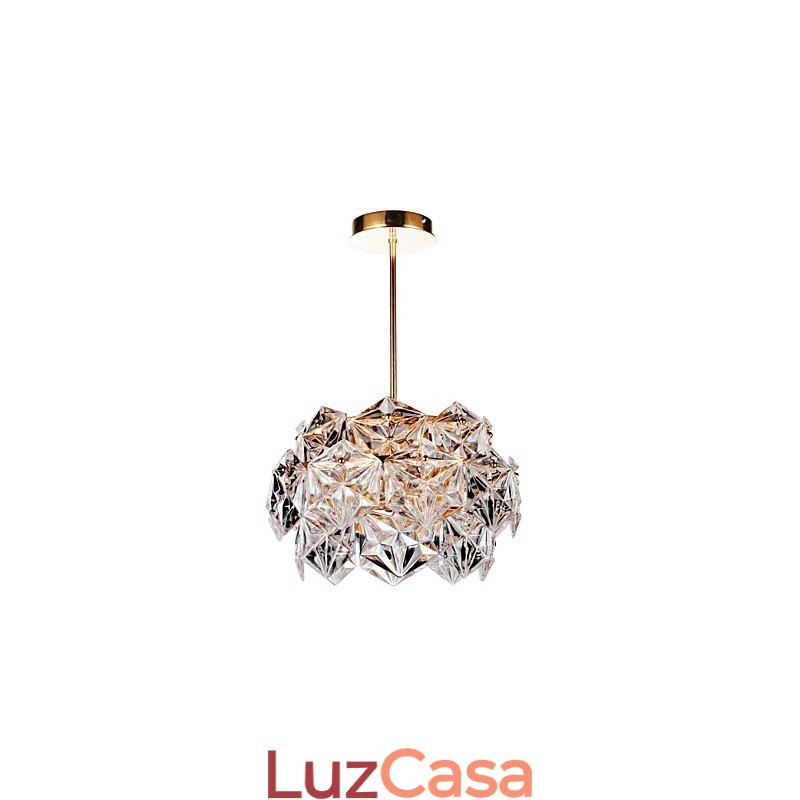 Lustre de cristal moderno contemporâneo Outros Lustre de cristal Luz pendente Montagem embutida