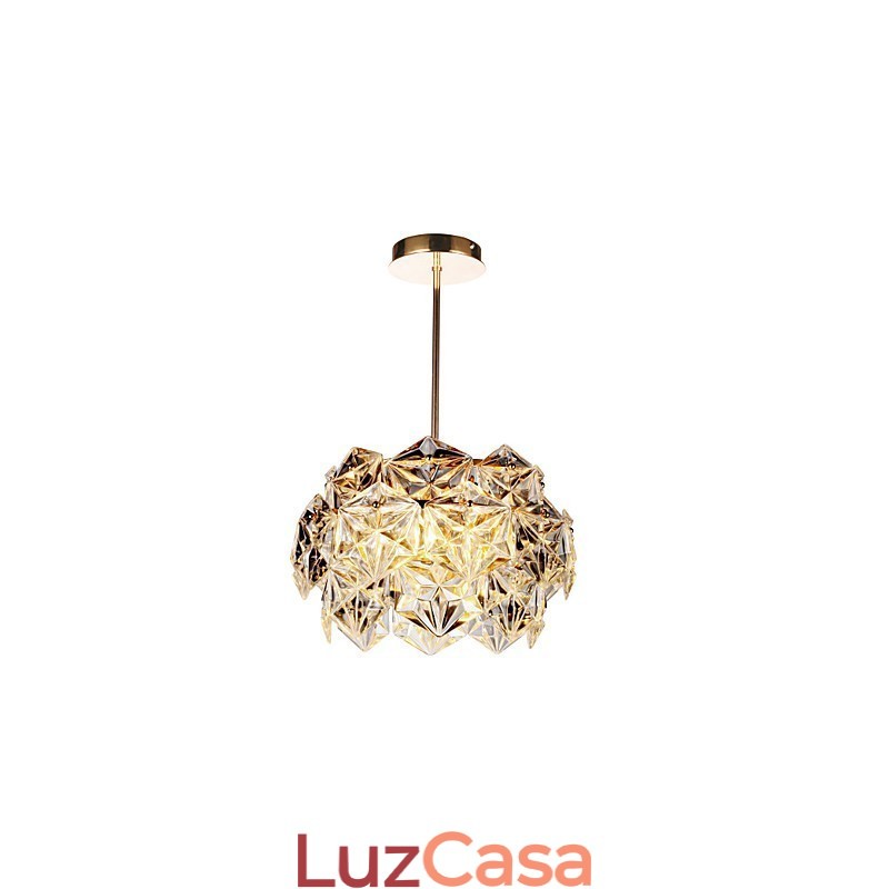 Lustre de cristal moderno contemporâneo Outros Lustre de cristal Luz pendente Montagem embutida