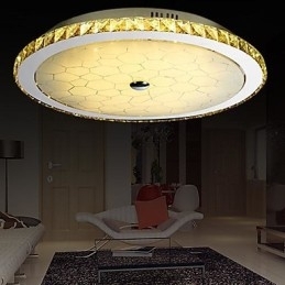 Moderno Contemporâneo Cristal Metal Montagem Embutida