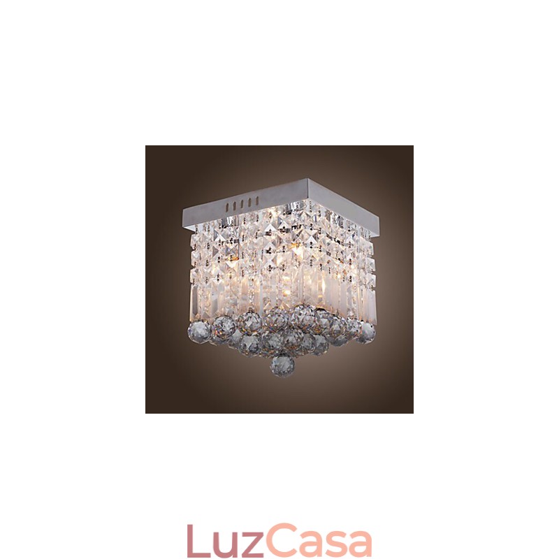 Mini estilo moderno e contemporâneo de cristal embutido