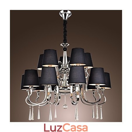 Lustre moderno contemporâneo tradicional clássico rústico chalé vintage country island metal cromado Lustre moderno contemporâneo tradicional clássico rústico chalé vintage country island metal cromado
