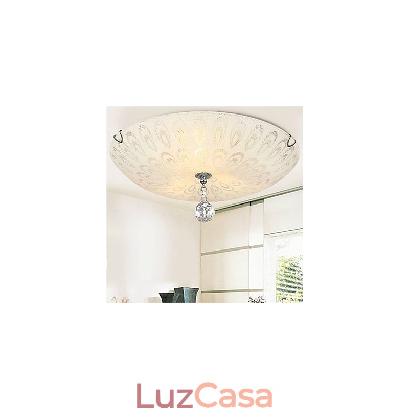 Moderno Contemporâneo Cristal Flush MountQuarto