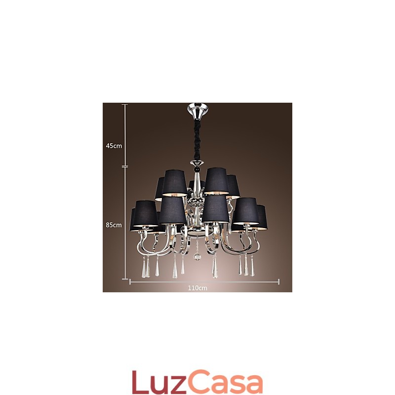 Lustre moderno contemporâneo tradicional clássico rústico chalé vintage country island metal cromado