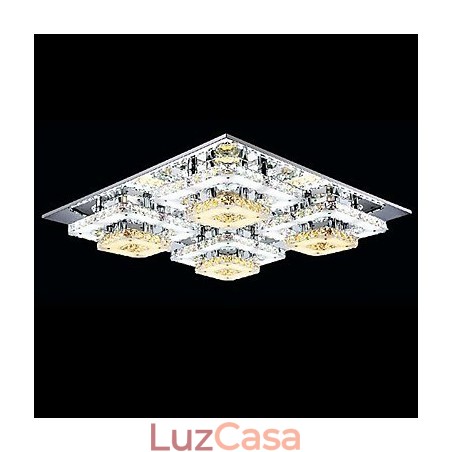 Moderno Contemporâneo Cristal Cromado Metal Montagem Embutida Moderno Contemporâneo Cristal Cromado Metal Montagem Embutida
