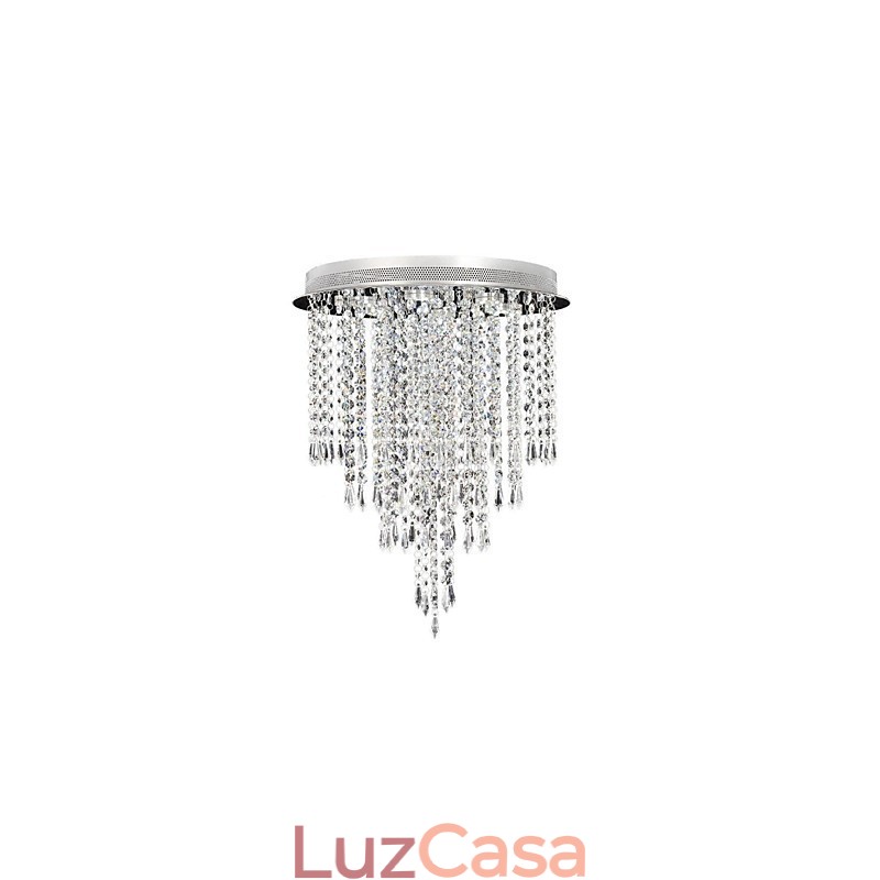 Moderno Contemporâneo Cristal Cromado Cristal Montagem Embutida Crianças