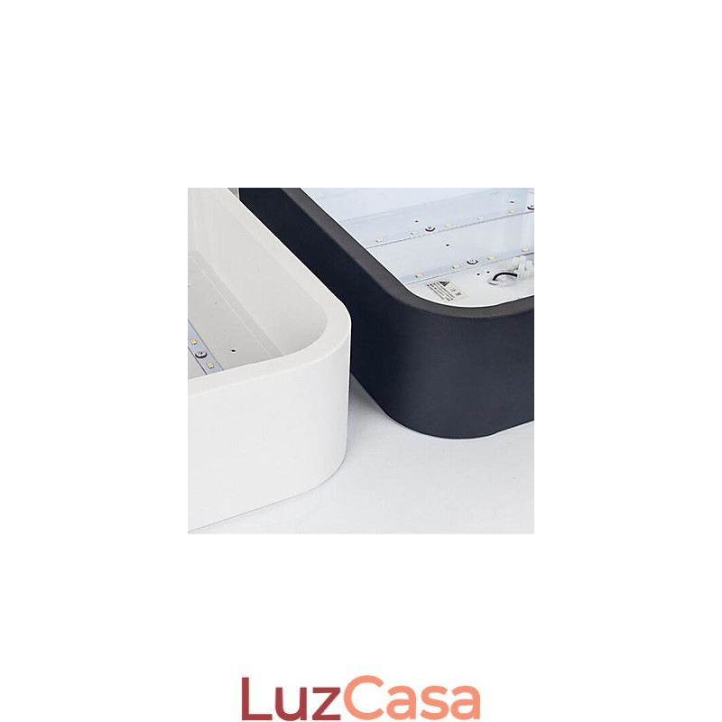 Luminária de parede de metal com pintura contemporânea moderna