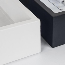 Luminária de parede de metal com pintura contemporânea moderna