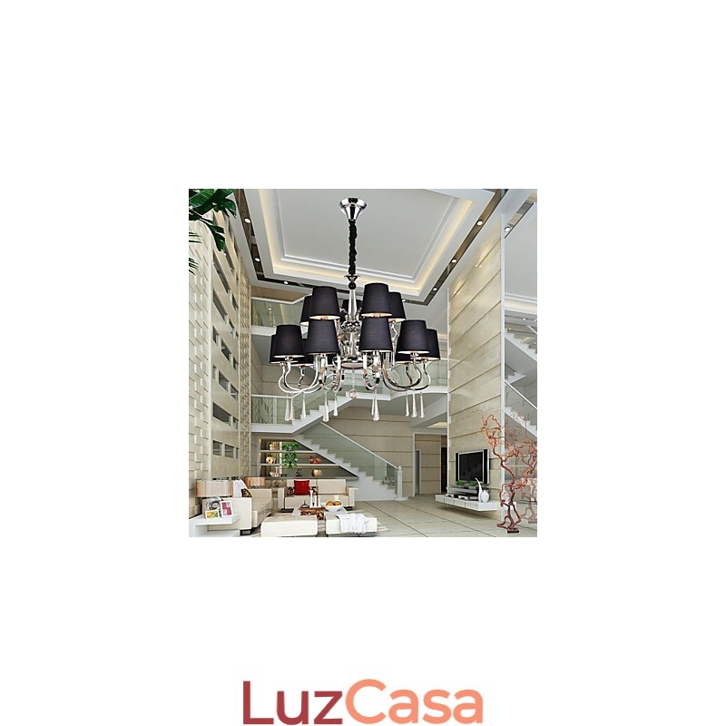 Lustre moderno contemporâneo tradicional clássico rústico chalé vintage country island metal cromado