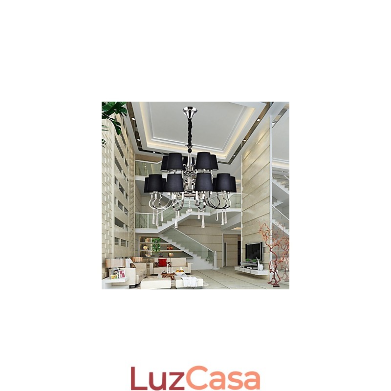 Lustre moderno contemporâneo tradicional clássico rústico chalé vintage country island metal cromado