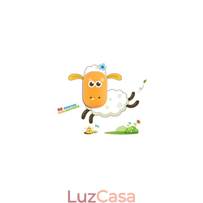 9*6*Diversão para brincar com espírito criativo controle de luz inteligente pequena luz noturna crianças lâmpada de parede luzes