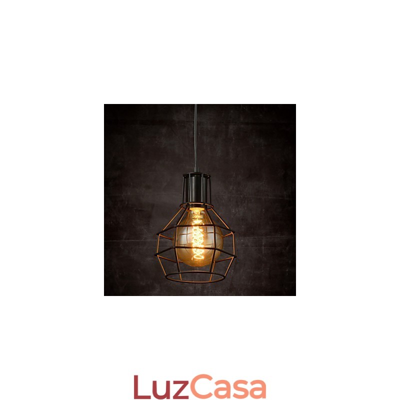 Pendente criativo estilo americano 1 luz