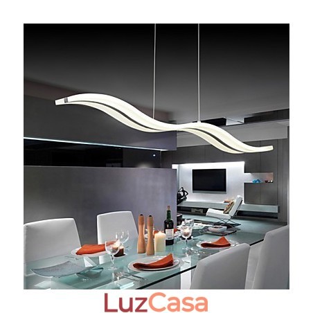 Luminária pendente moderna e contemporânea cromada Luminária pendente moderna e contemporânea cromada