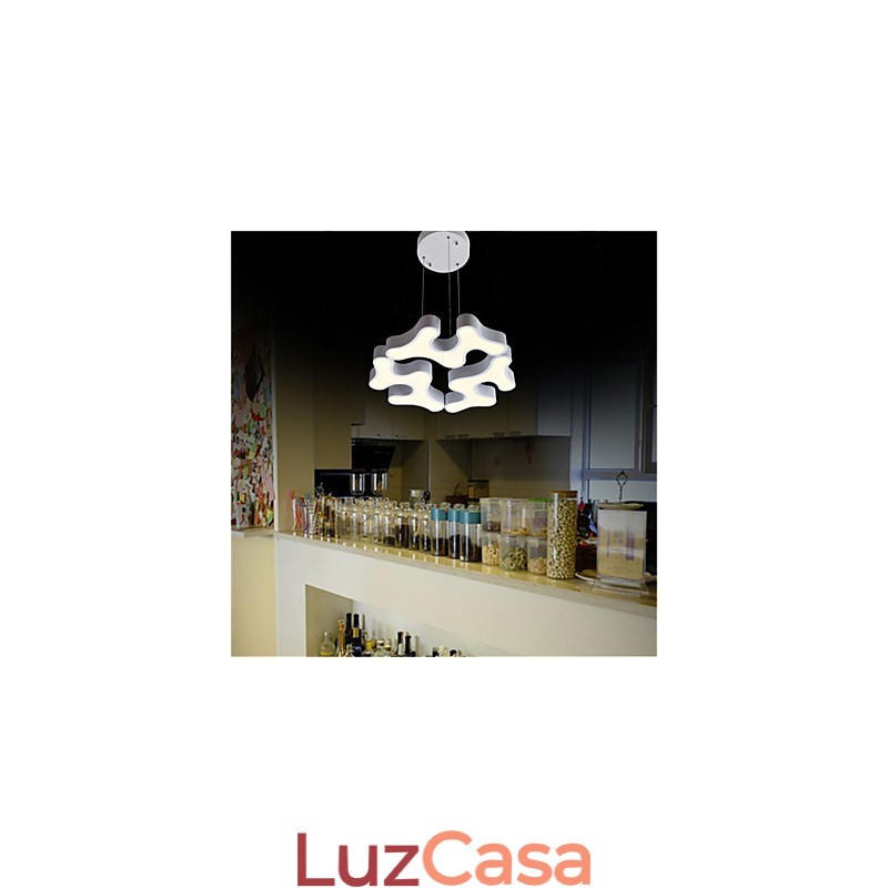 Luminária pendente moderna contraída de metal de alta qualidade