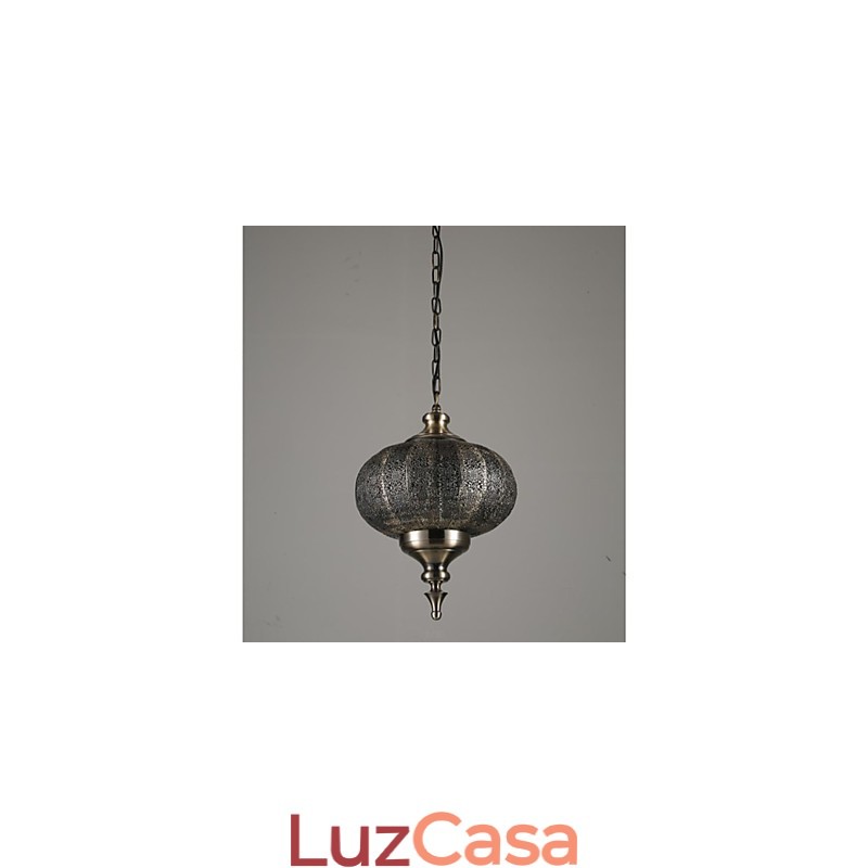 Lustre retrô de ferro vazado do sudeste asiático