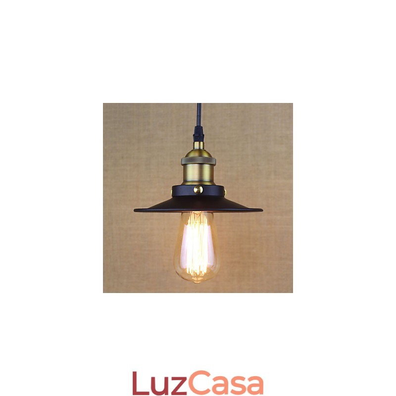 Luminária pendente pequena simples retrô industrial estilo country americano ultra miniatura
