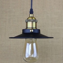 Luminária pendente pequena simples retrô industrial estilo country americano ultra miniatura