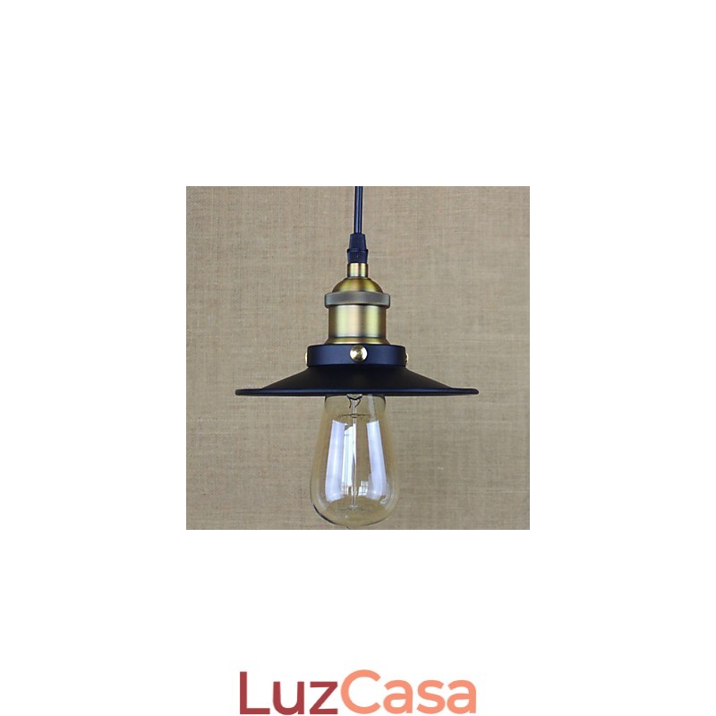 Luminária pendente pequena simples retrô industrial estilo country americano ultra miniatura