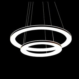 Luminária pendente de metal contemporânea moderna