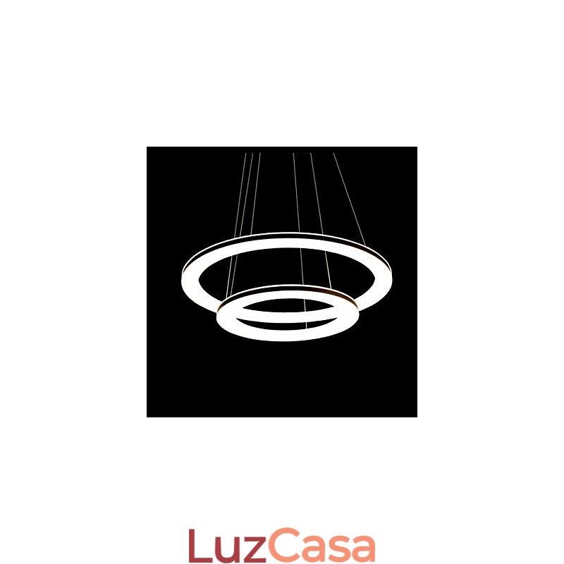 Luminária pendente de metal contemporânea moderna