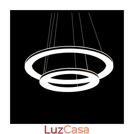 Luminária pendente de metal contemporânea moderna