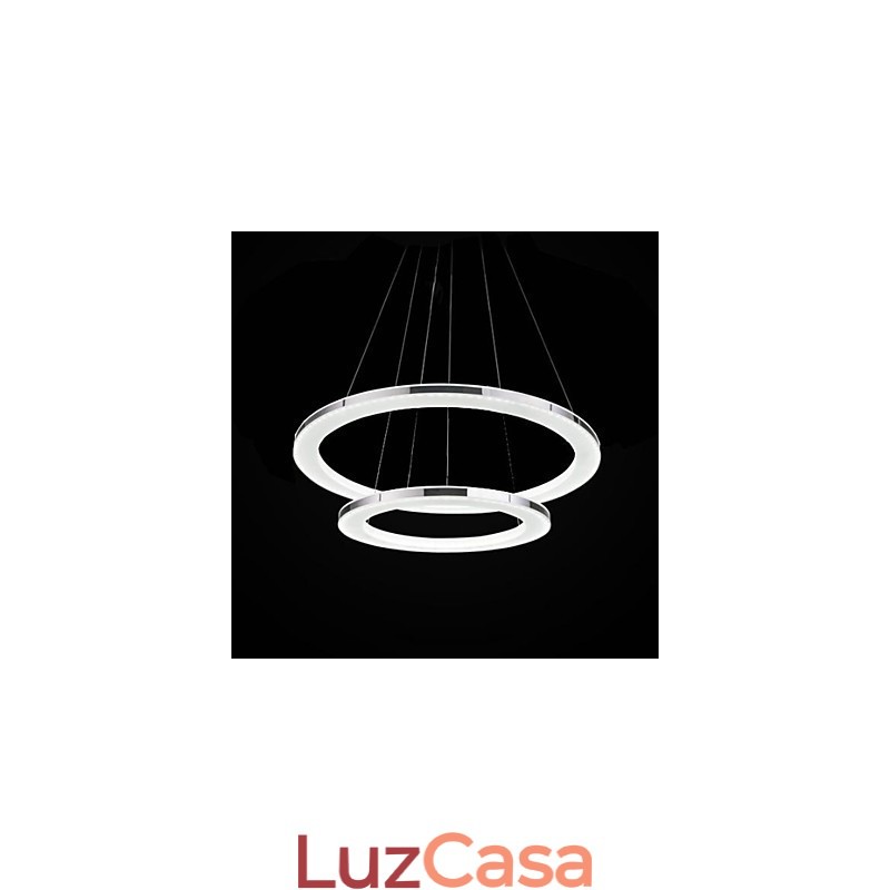 Luminária pendente de metal contemporânea moderna