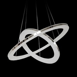 Luminária pendente de metal contemporânea moderna