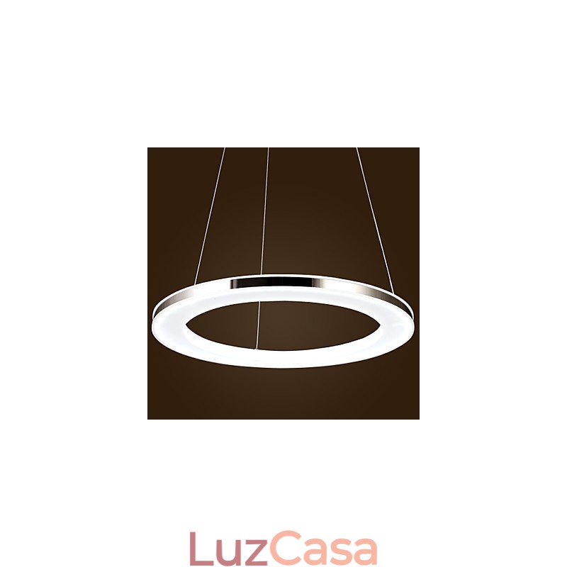 Luminária pendente de metal contemporânea moderna