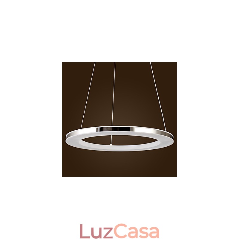 Luminária pendente de metal contemporânea moderna