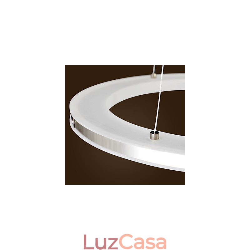 Luminária pendente de metal contemporânea moderna