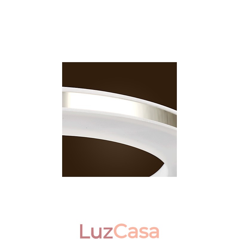 Luminária pendente de metal contemporânea moderna