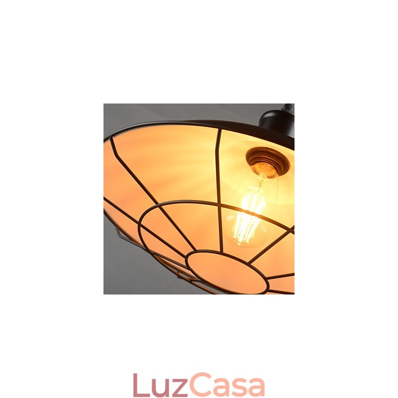 Lustre Pendente Industrial Retro