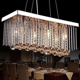 Lustre moderno contemporâneo tradicional clássico de cristal e metal para crianças