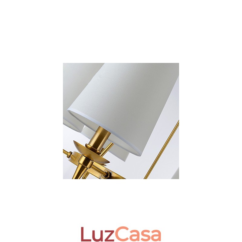 Família de luminárias pendentes com design decorativo contemporâneo moderno de 8 luzes