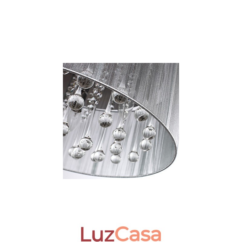 Pendente Tambor Moderno 4 Luzes