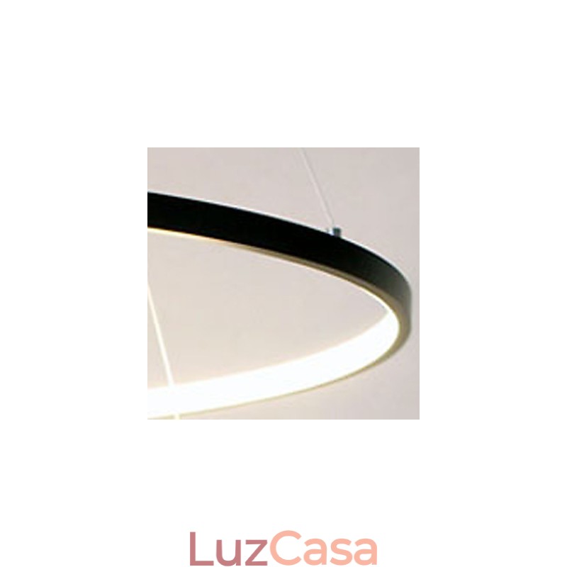 Luminária pendente design moderno anel