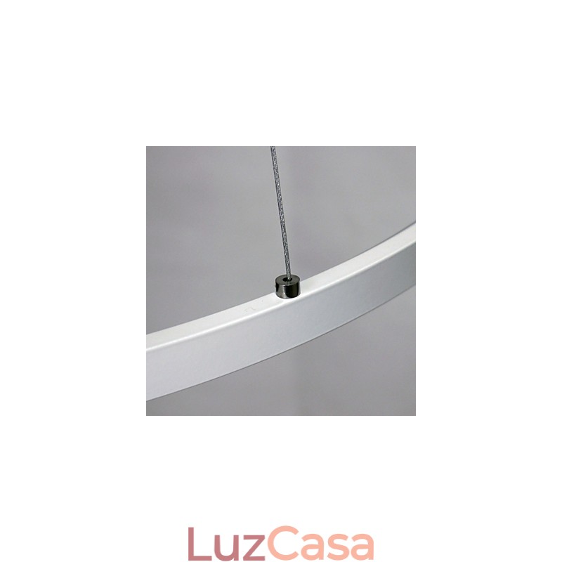 Luminária pendente design moderno anel