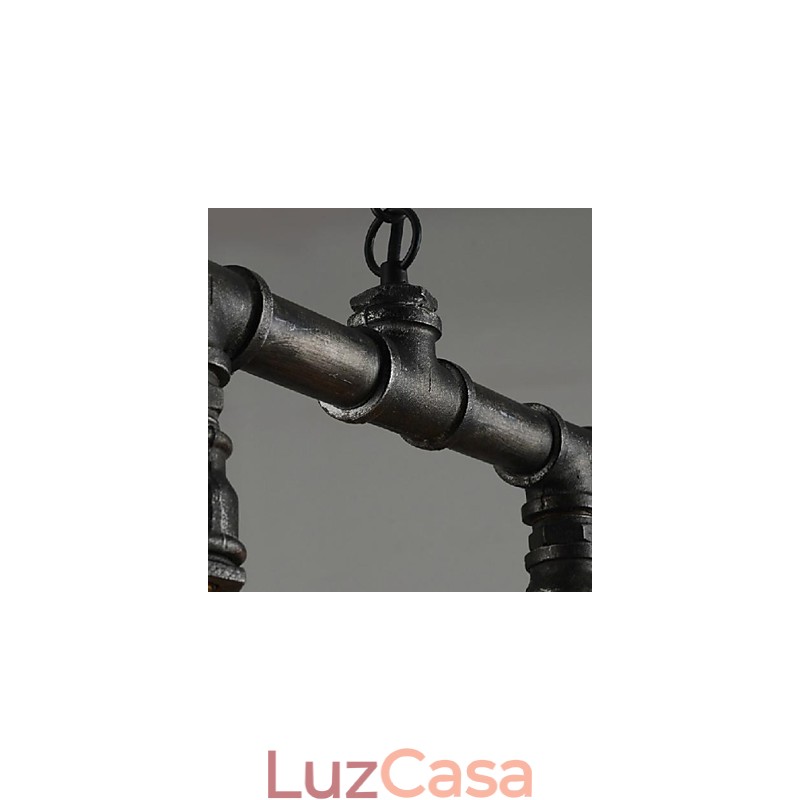 Tradicional Clássico Vintage Lanterna Country Retro Mini Estilo Pintura Metal Pingente Luz Jantar