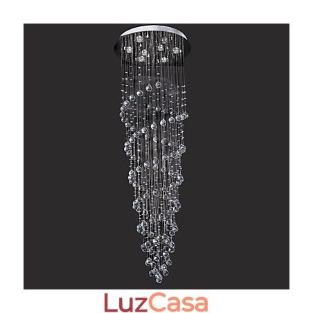 Moderno Contemporâneo Cristal Cromado Metal Montagem Embutida Moderno Contemporâneo Cristal Cromado Metal Montagem Embutida