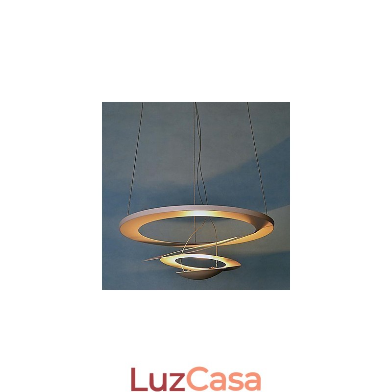 Luminária pendente de metal contemporânea moderna
