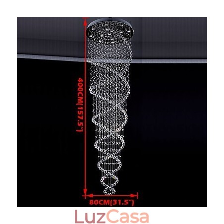 Luminárias pendentes de cristal de teto 13 luzes modernas canpoy prateado transparente luminárias de cristal K9 Luminárias pendentes de cristal de teto 13 luzes modernas canpoy prateado transparente luminárias de cristal K9