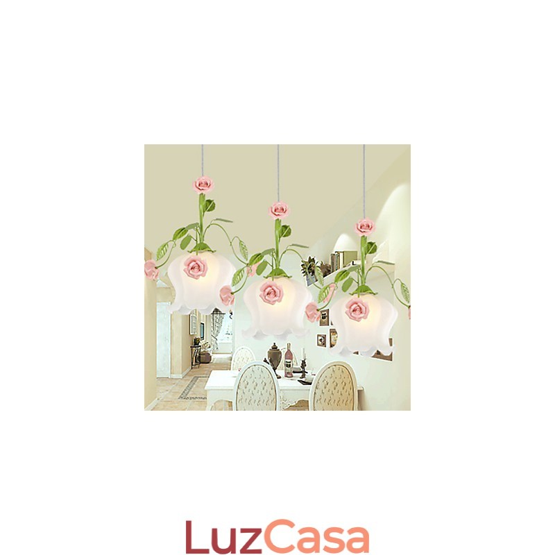 Flores e plantas de jardim do Dia dos Namorados absorvem luz de cúpula