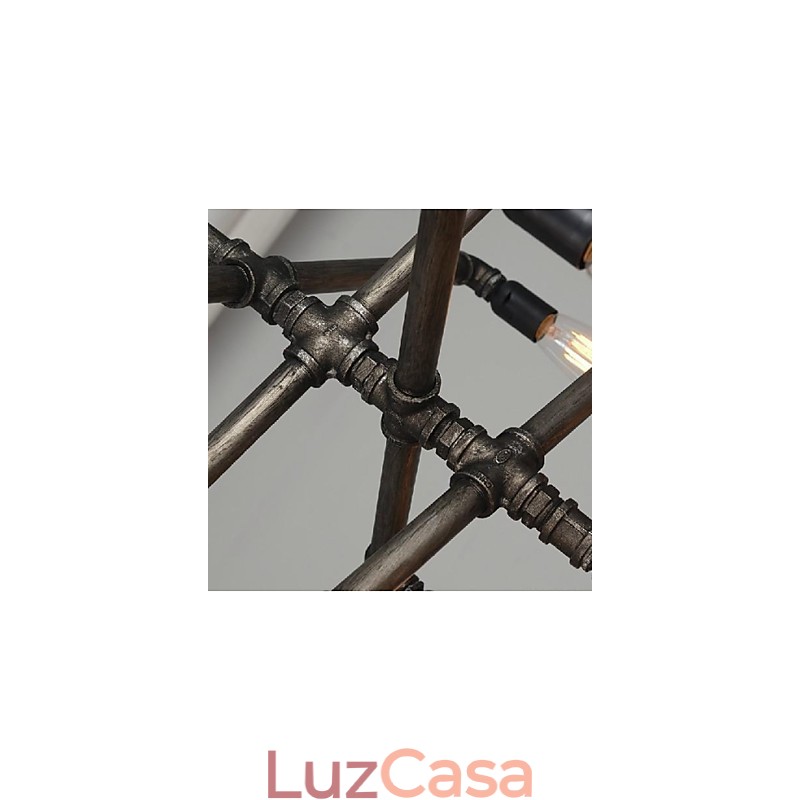 Tradicional clássico vintage retro lanterna country pintura metal pingente luz