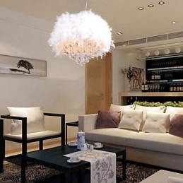 Moderno contemporâneo tambor cristal mini estilo galvanizado pingente luz