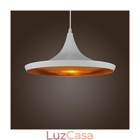 Luminária pendente de metal com pintura retrô country contemporânea moderna Luminária pendente de metal com pintura retrô country contemporânea moderna
