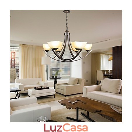 Luminária pendente de luxo Iluminação rústica Iluminação Luminária pendente de luxo Iluminação rústica Iluminação