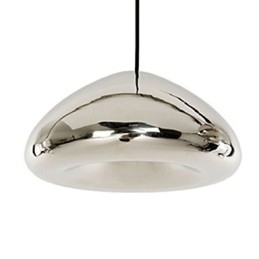 Luminária pendente de metal com pintura contemporânea moderna