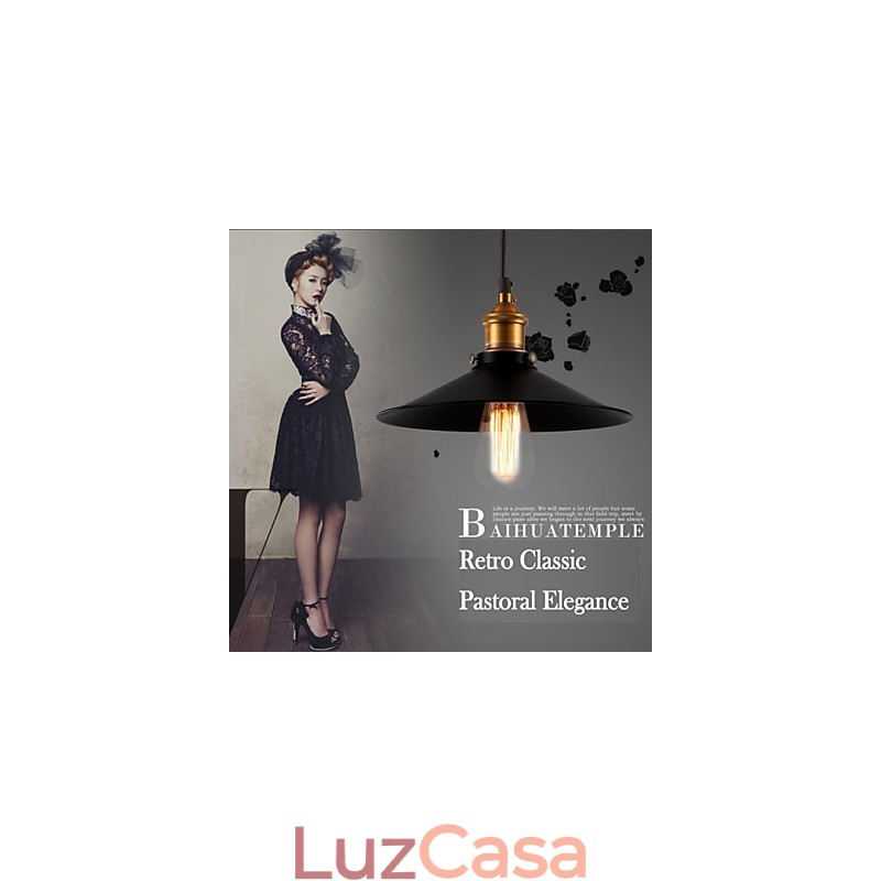 Estilo europeu retro clássico pingente luz arte droplight dar diâmetro da lâmpada 22 cm