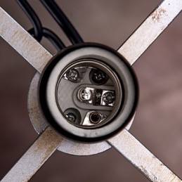 Pendente 1 Luz Vintage Minimalista Pintura Ferro