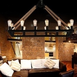 Designers do país pintando luminária pendente de metal