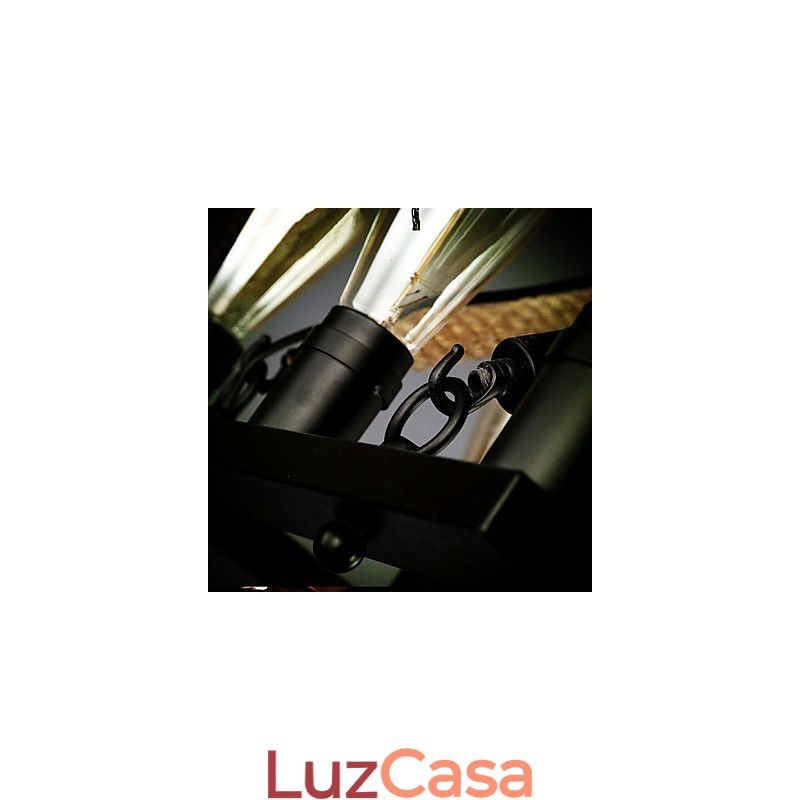 Designers do país pintando luminária pendente de metal